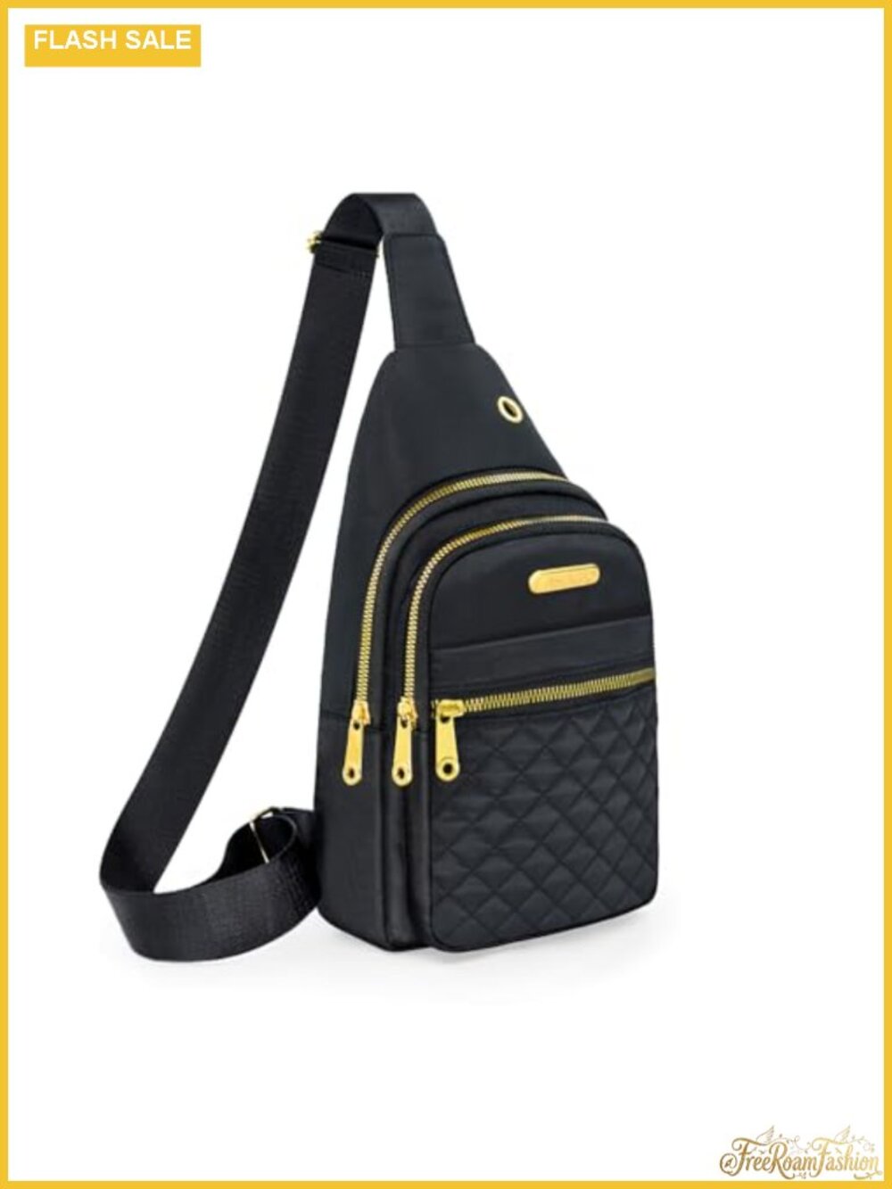 Nylon Crossbody Sling Bag Adjustable Strap Mini Travel Hiking